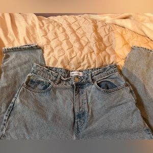 Zara mom jeans